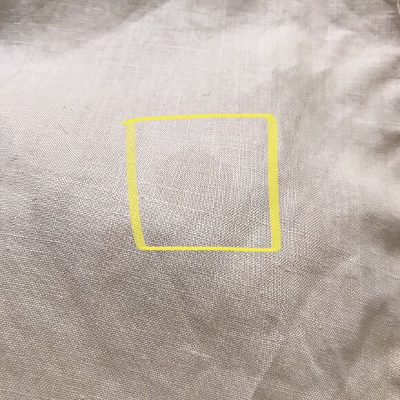 Vintage 1980s Butter Yellow Neutral Linen Dolman Sleeve Chic Midi Shirt Dress L - Picture 6 of 10